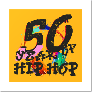 50 Years of Hip Hop 90s Original Classic Posters and Art